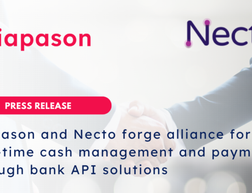 Diapason and Necto forge alliance for real-time cash management and payments through bank API solutions