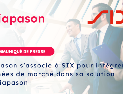 Diapason partners with SIX to integrate market data into its myDiapason solution
