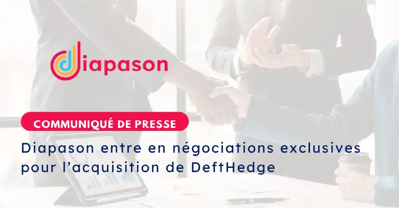 Diapason en négociation avec DeftHedge